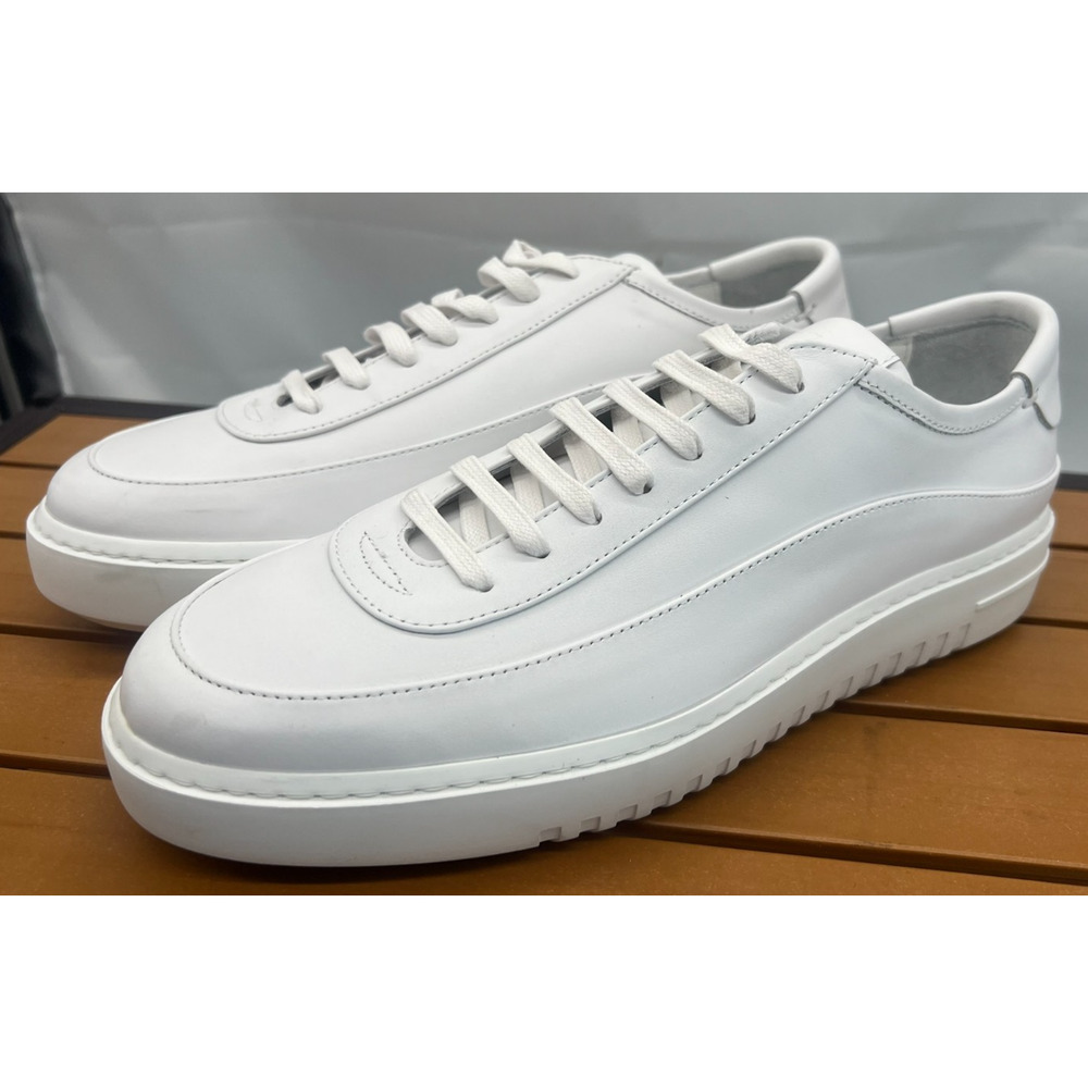 New! Good Man Brand Los Angeles White Mens Italian Sneakers Size 9.5